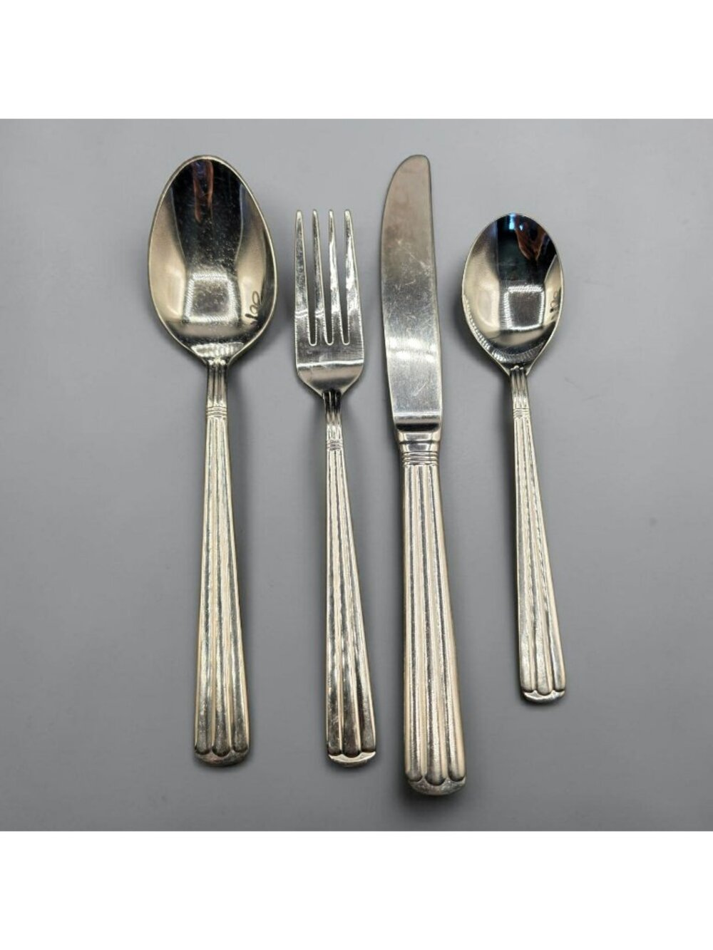 Vintage Wallace Centennial 18/10 Korea 4-Piece Flatware Set Stainless Steel